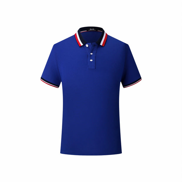 Lapel Short Sleeve Work Wear T-shirt