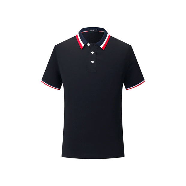 Lapel Short Sleeve Work Wear T-shirt