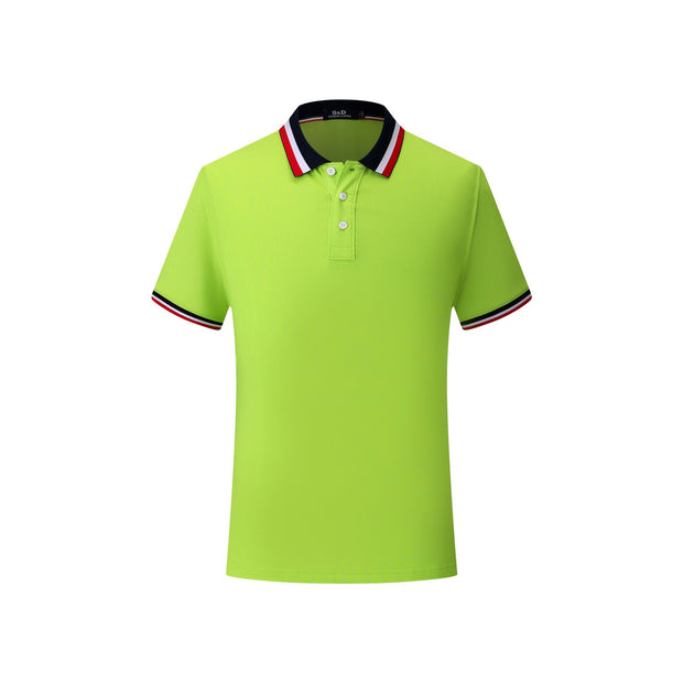 Lapel Short Sleeve Work Wear T-shirt