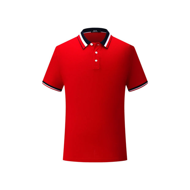 Lapel Short Sleeve Work Wear T-shirt