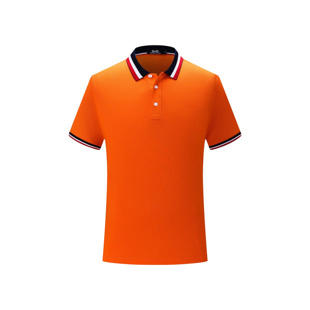Lapel Short Sleeve Work Wear T-shirt