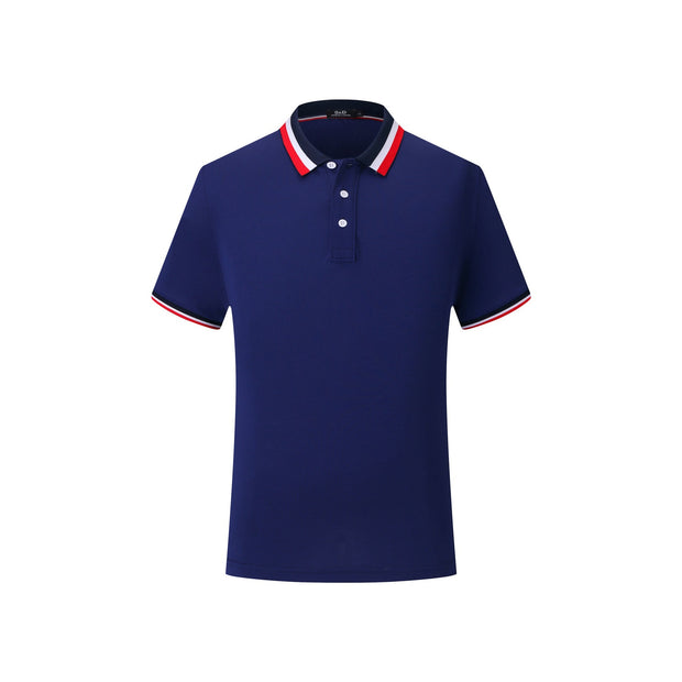 Lapel Short Sleeve Work Wear T-shirt