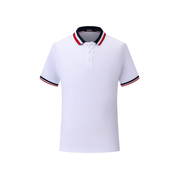 Lapel Short Sleeve Work Wear T-shirt