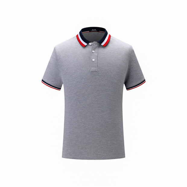 Lapel Short Sleeve Work Wear T-shirt