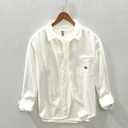 Men's Brushed Long Sleeve Casual Shirt